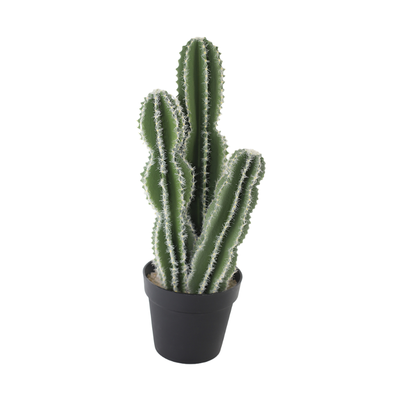 Simulated Cactus In Plastic Pot